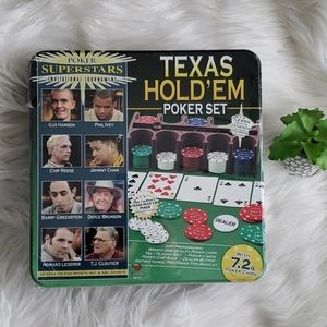 Texas Hold'em Superstars Tournament Poker Set